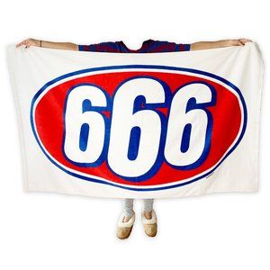 Supreme SS17 666 Massive Beach Towel - White